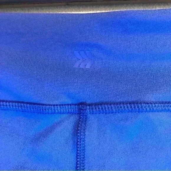 All in Motion Leggings Womens Blue Vibrant Long Mid Rise Active Running NWT - Picture 5 of 11